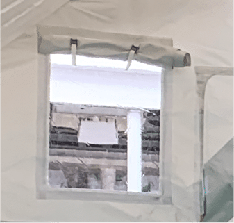 Roll up window blinds