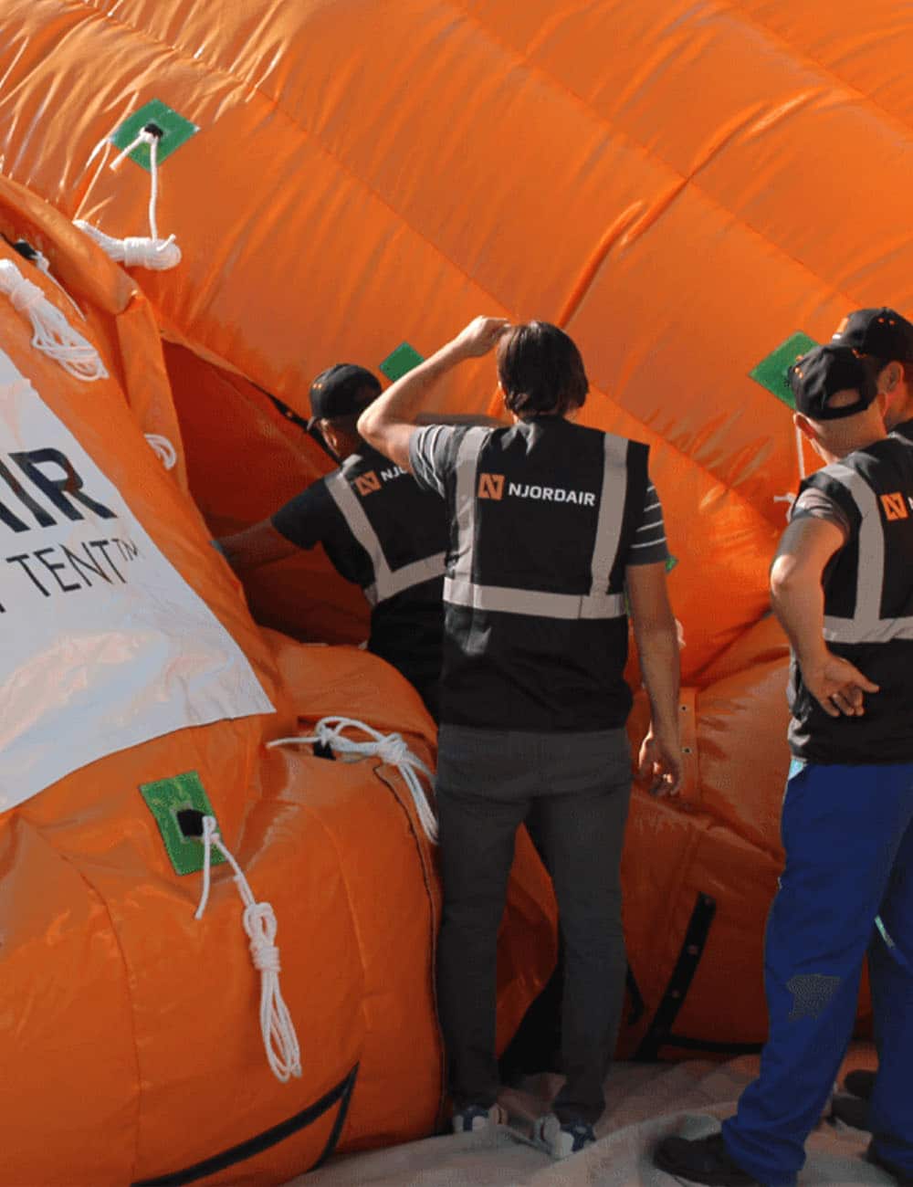 How To Set Up a Njordair Inflatable Building