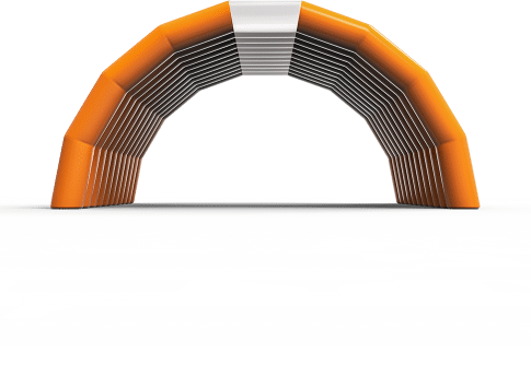 Structure of a constant air tent