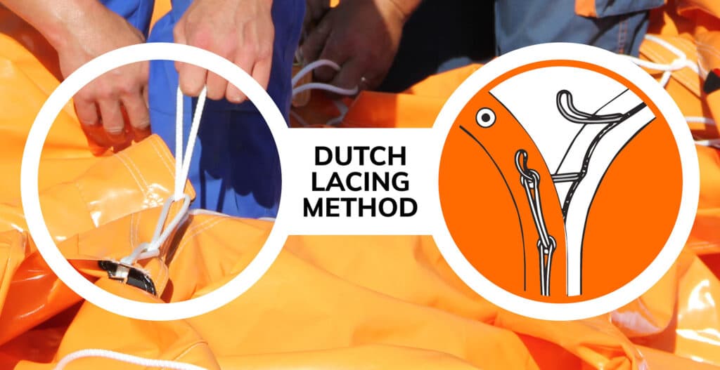 Dutch-Lacing-method